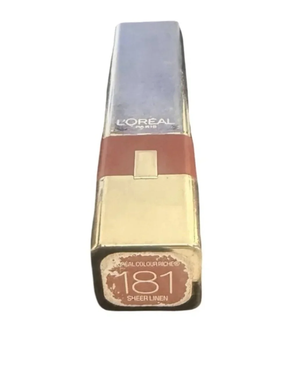 LOREAL COLOUR RICHE Caresse Lipstick - 180 Silky Java NEW Smudged SEE!!